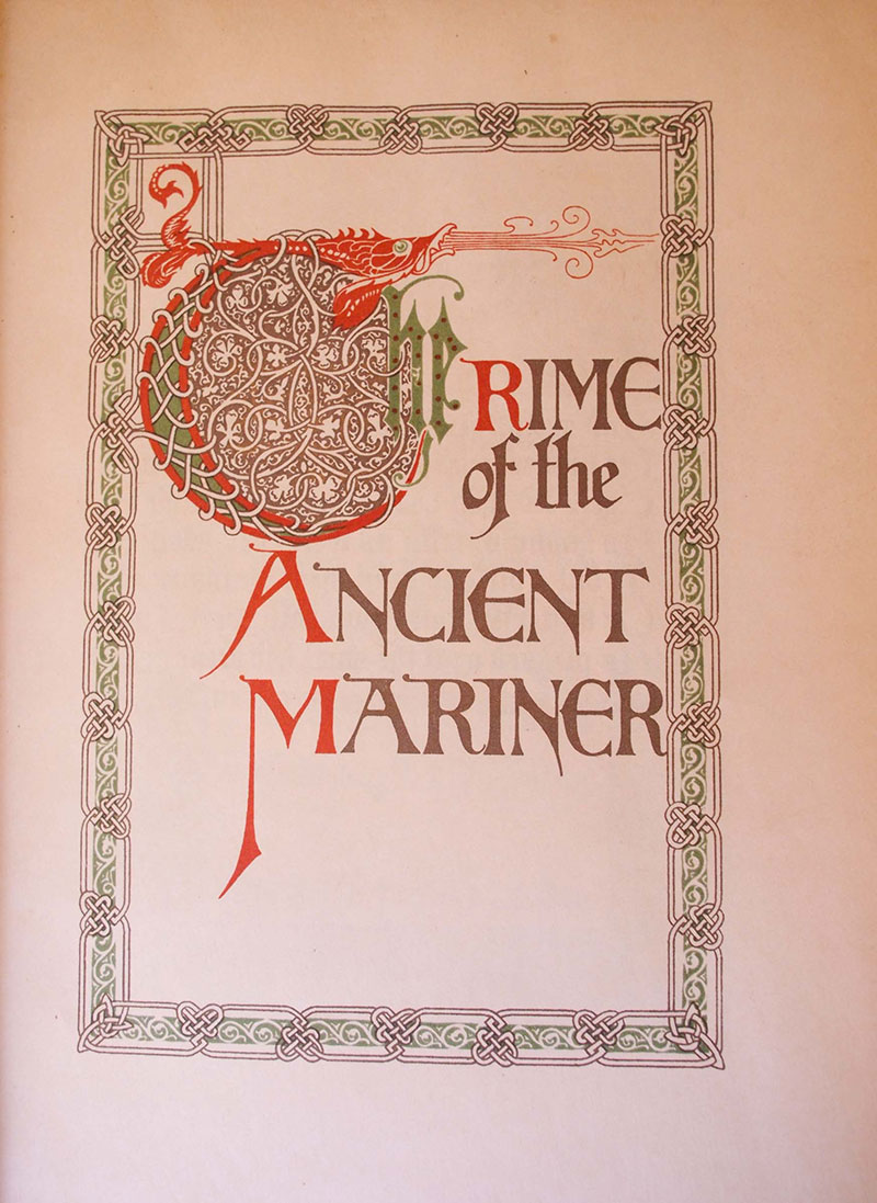 The Rime of the Ancient Mariner Rodger Friedman Rare Book Studio